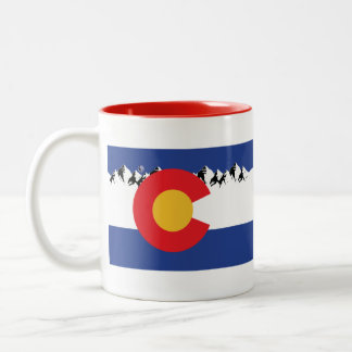 Colorado Mountains Zweifarbige Tasse