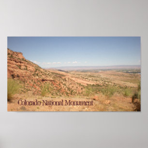 Colorado National Monument landschaftliches Felsen Poster