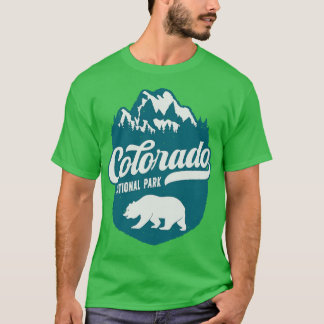 Colorado Nationalpark California Vintages Hochgebi T-Shirt