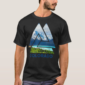 Colorado Natur Vintages Rocky Mountains Wandern T-Shirt