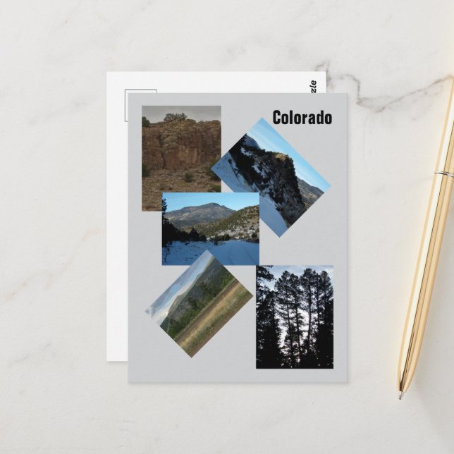 Colorado Nature Postcard Postkarte (Vorderseite/Rückseite Beispiel)