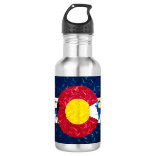 Colorado Naturkunst Szene Edelwasser-Flasche Trinkflasche