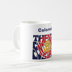 Colorado Nickname Word Art Kaffeetasse