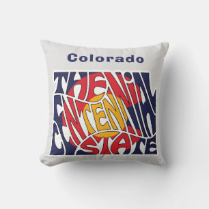 Colorado Nickname Word Art Kissen