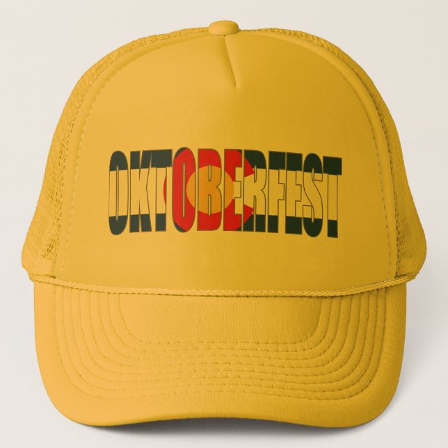 Colorado Oktoberfest Truckerkappe (Vorderseite)