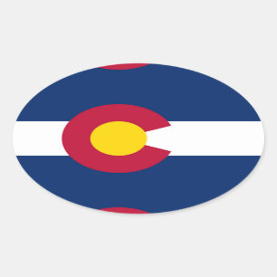 Colorado Ovaler Aufkleber
