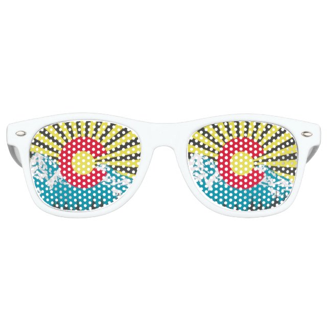 Colorado Party Sonnenbrille (Vorderseite)