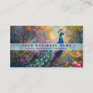 Colorado Peacock Business Cards Visitenkarte