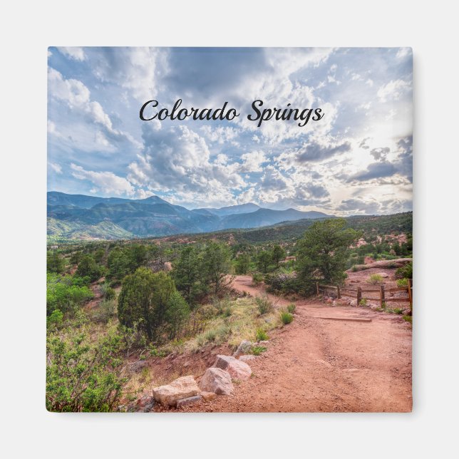 Colorado Pikes Peak Abend Wandern Magnet (Vorne)