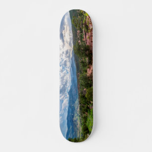 Colorado Pikes Peak Abend Wandern Skateboard