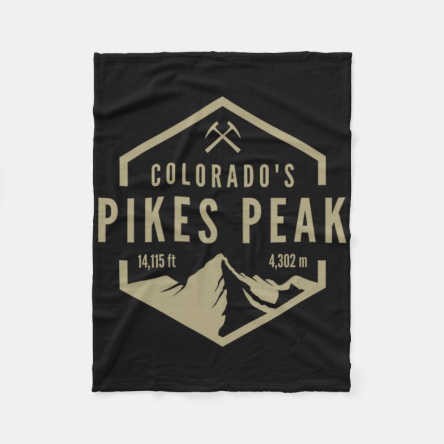 Colorado Pikes Peak  Fleecedecke (Vorderseite)