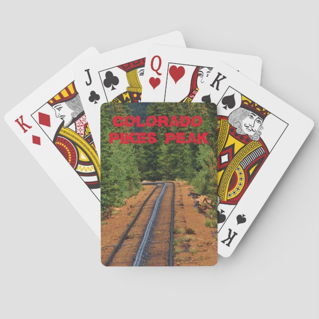 Colorado Pikes Peak Playing Cards, Spielkarten (Rückseite)