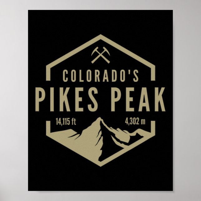 Colorado Pikes Peak  Poster (Vorne)