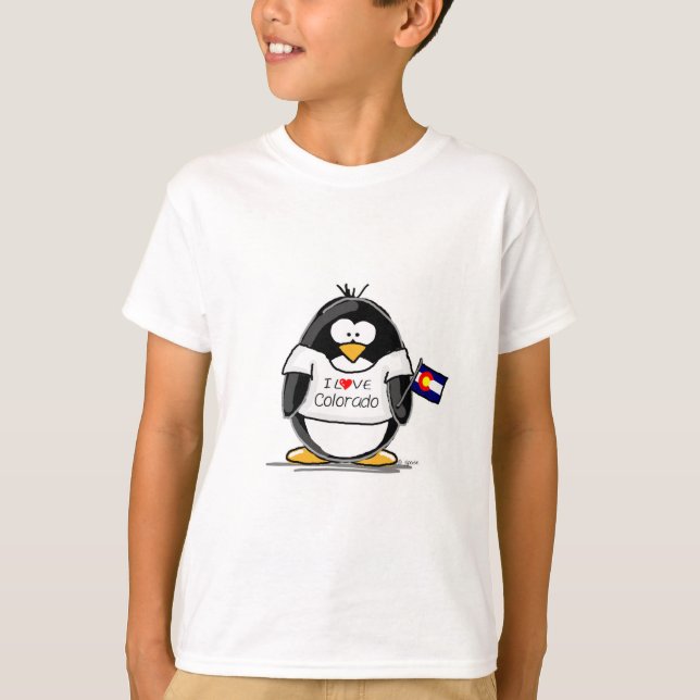 Colorado-Pinguin T-Shirt (Vorderseite)