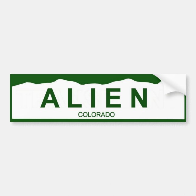 Colorado-Platte neu - ALIEN Autoaufkleber (Vorne)