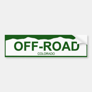 Colorado-Platte neu - NICHT FÜR DEN Autoaufkleber