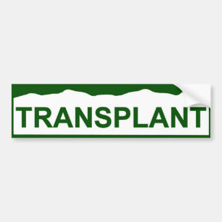 Colorado-Platte neu - TRANSPLANTATION Autoaufkleber