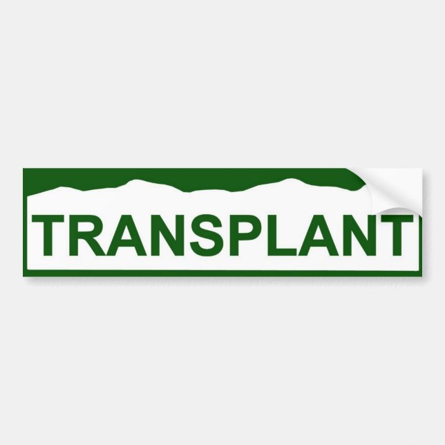 Colorado-Platte neu - TRANSPLANTATION Autoaufkleber (Vorne)
