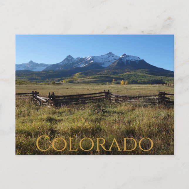 Colorado Postcard Postkarte (Vorderseite)
