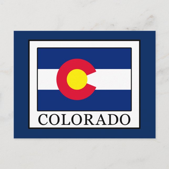 Colorado Postkarte (Vorderseite)