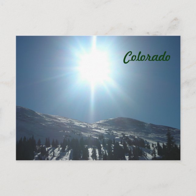 Colorado Postkarte (Vorderseite)
