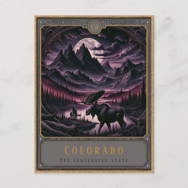 Colorado | Postkarte Gothic Art (Vorderseite)