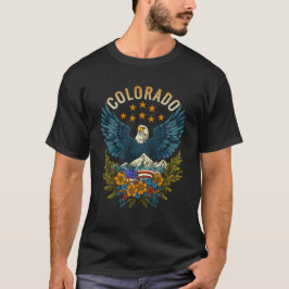 Colorado Pride Eagle Design T-Shirt