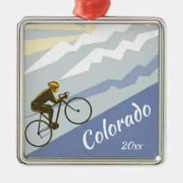Colorado Radtour Ornament Aus Metall