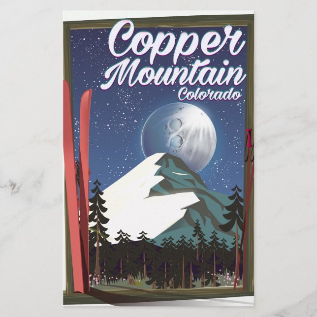 Colorado Reiseplakat Kupferberg Briefpapier (Vorderseite)