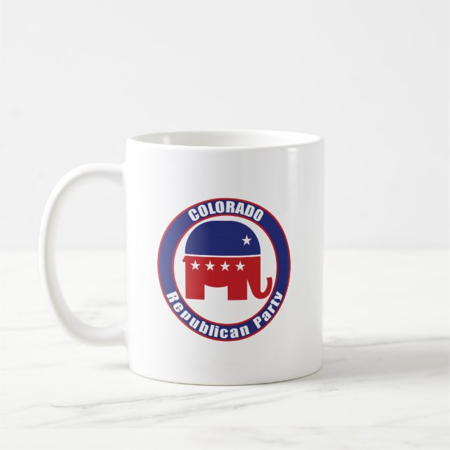 Colorado-Republikaner-Party Tasse (Links)