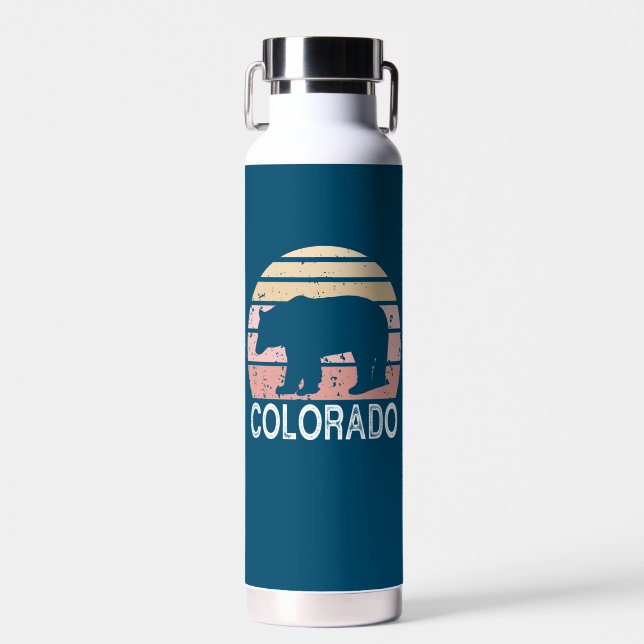 Colorado Retro Bär Trinkflasche (Vorne)