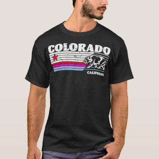 Colorado Retro Mountains Nature Hiking Vintage T-Shirt
