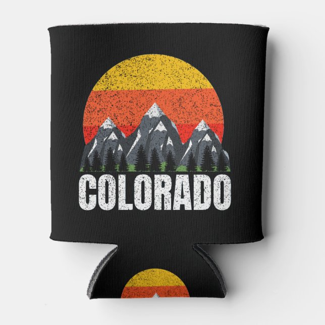Colorado Retro Sunset Dosenkühler (Vorderseite)