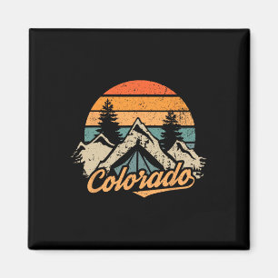 Colorado - Retro Vintage Berge Natur Wandern C Magnet