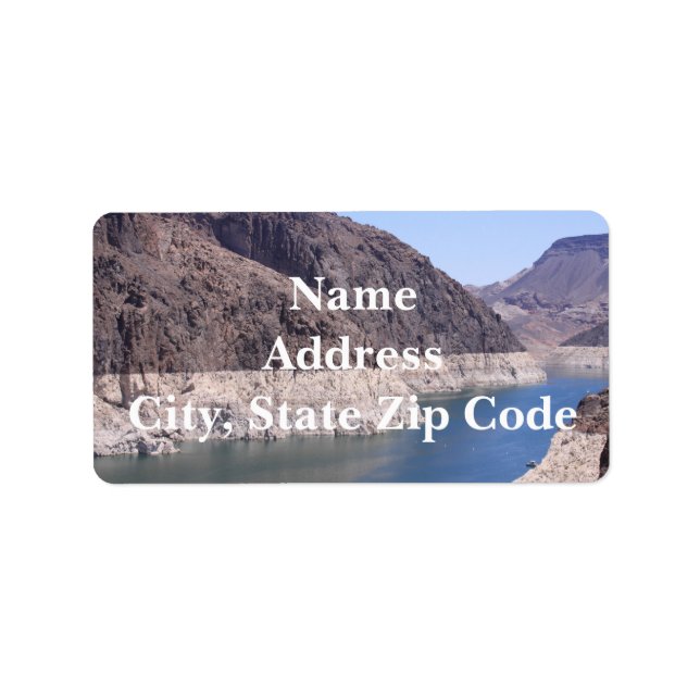 Colorado River Address Labels Adressaufkleber (Vorne)