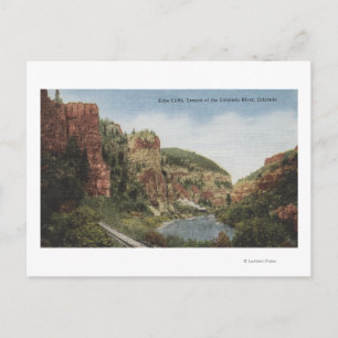 Colorado River, CO - Echo Cliffs Postkarte