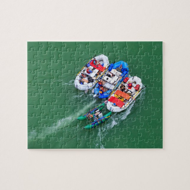 Colorado River Raft Boote Puzzle (Horizontal)
