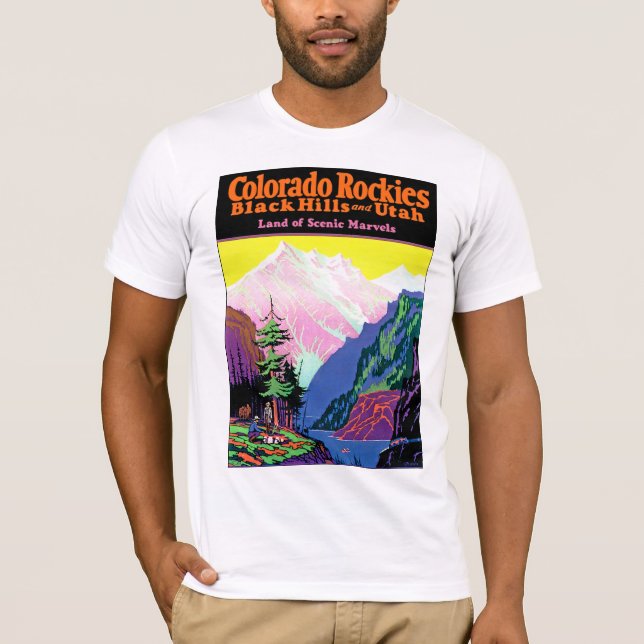 Colorado Rockies ~ Black Hills und Utah T-Shirt (Vorderseite)