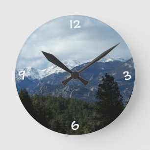 Colorado Rockies-Wanduhr Runde Wanduhr