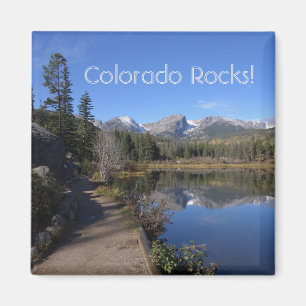 Colorado Rocks Rocky Mountain Nationalpark Magnet