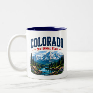 Colorado Rocky Mountain Escape Zweifarbige Tasse