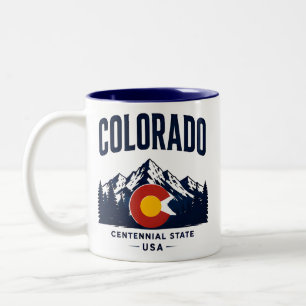 Colorado Rocky Mountain Escape Zweifarbige Tasse