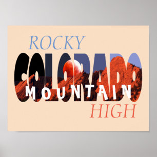 Colorado - Rocky Mountain High Poster