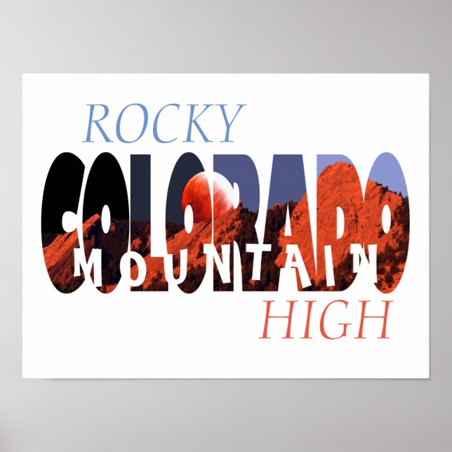 Colorado - Rocky Mountain High Poster (Vorne)