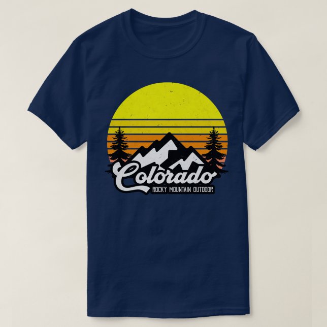 Colorado Rocky Mountain Nationalpark T-Shirt (Design vorne)