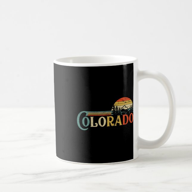 Colorado Rocky Mountain Sun Boulder Wander-Geschen Kaffeetasse (Rechts)