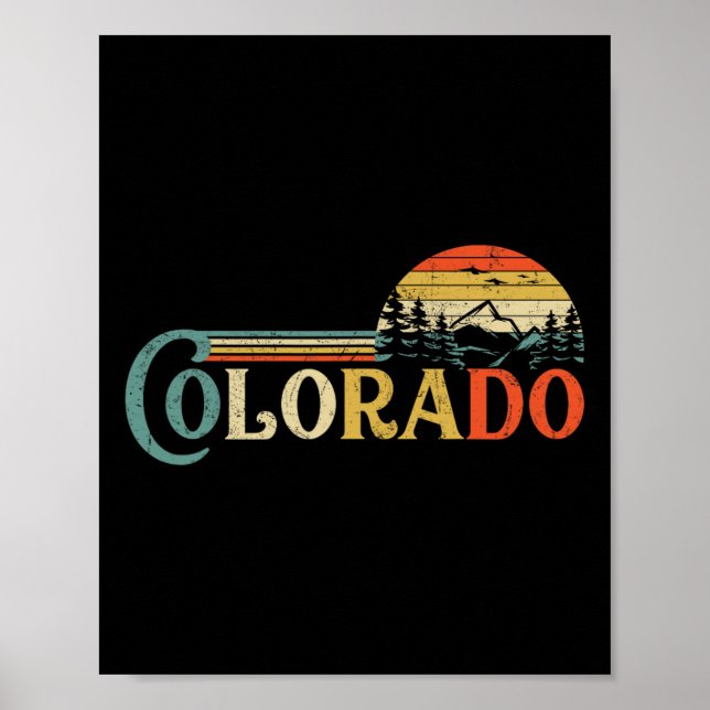 Colorado Rocky Mountain Sun Boulder Wander-Geschen Poster (Vorne)