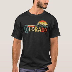 Colorado Rocky Mountain Sun Boulder Wandern T-Shirt
