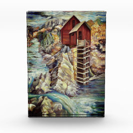 Colorado Rocky Mountains Fluss Crystal Mill Fotoblock