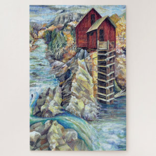 Colorado Rocky Mountains Fluss Crystal Mill Puzzle